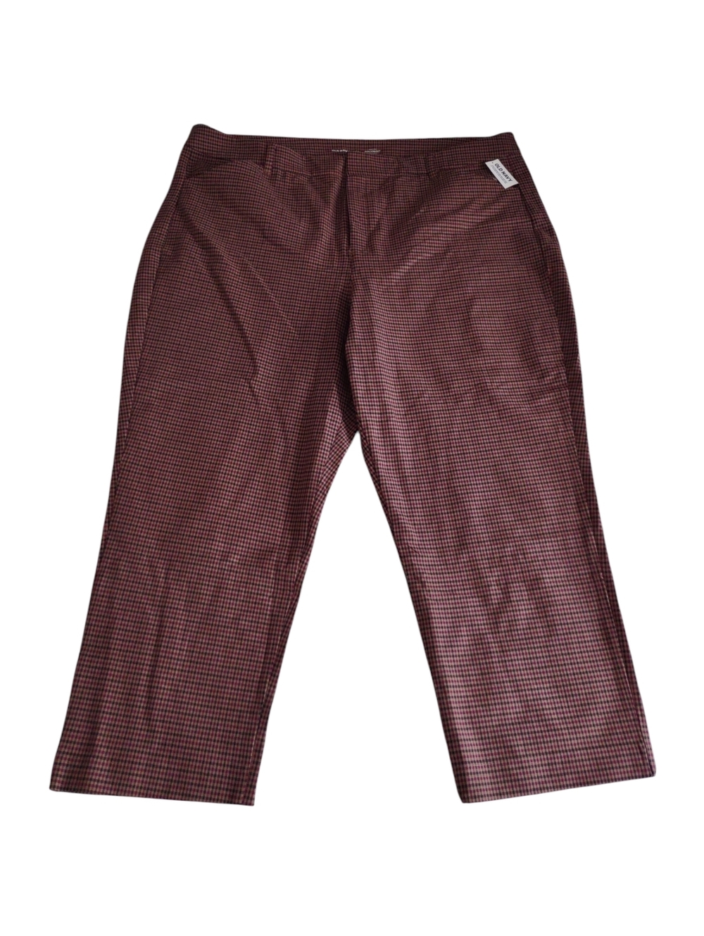 Old Navy Women's 24 Pixie Straight Plaid Pants